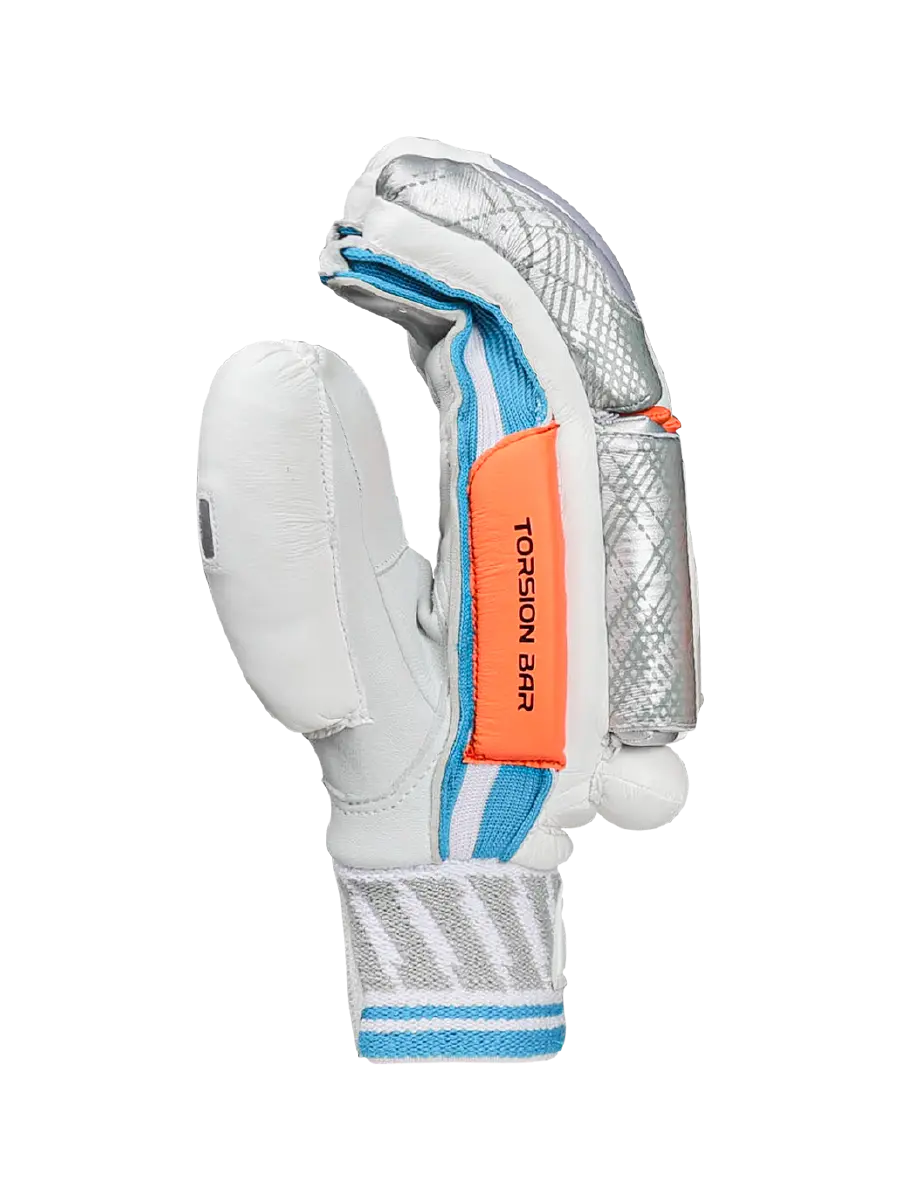 Shrey Meta VR Cricket Batting Gloves Turquoise @ Side View