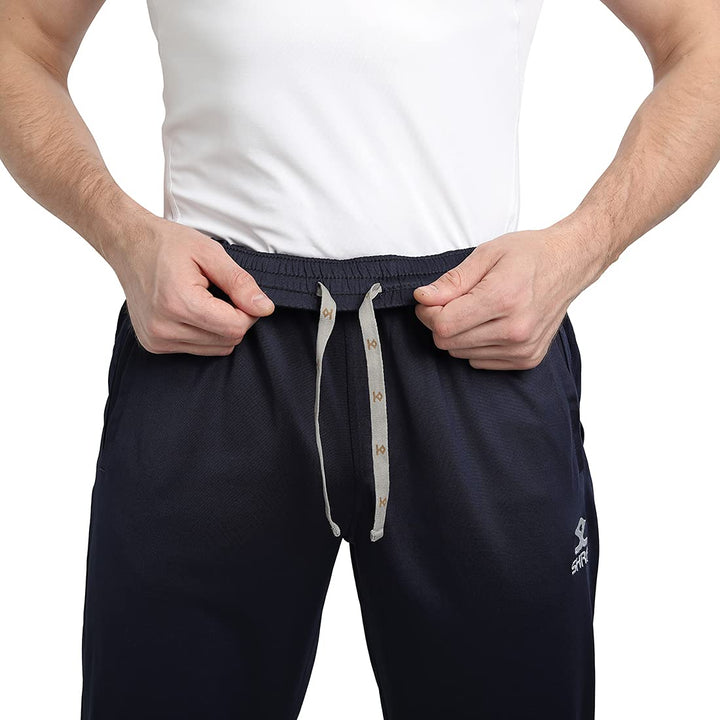 Shrey Premium Cricket Navy Coloured Trouser Size@FRONT VIEW2