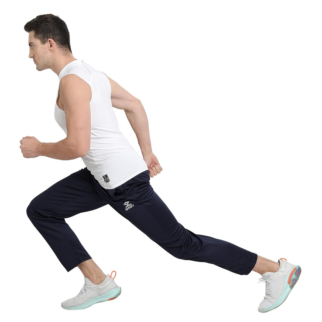 Shrey Premium Cricket Navy Coloured Trouser Size@FRONT VIEW3