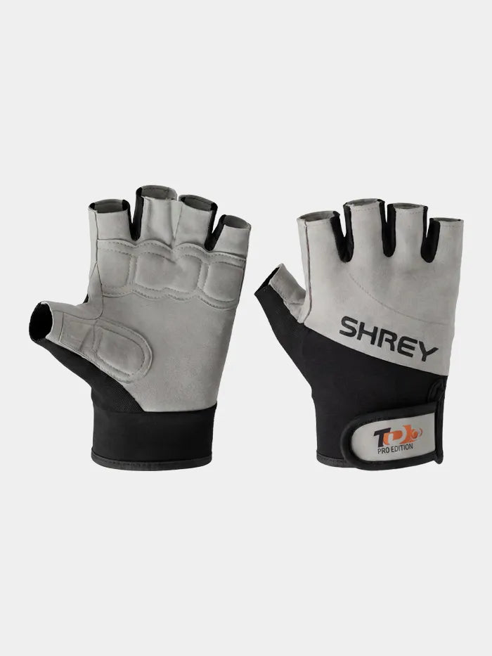 Shrey Pro Edition Cricket Fielding Gloves Pumice Size @ Front View 5