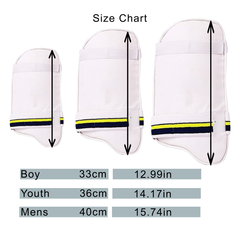 SG Super Test Cricket Thigh Pad @ Size View