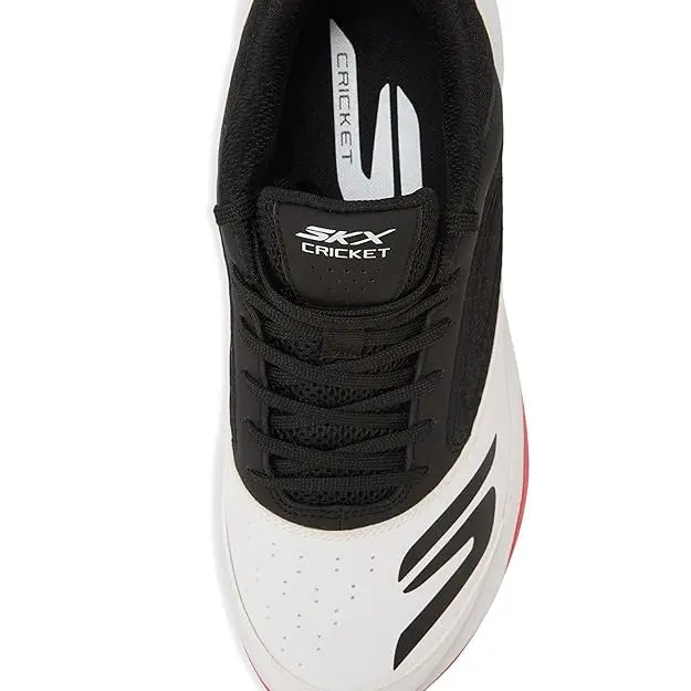 Skechers 214205ID WBRD Cricket White Black Red Shoes Size @ Top View 2