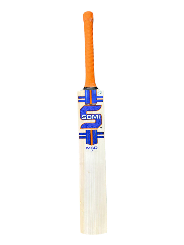 Somi Msd 7 English Willow Cricket Bat Size SH@front view