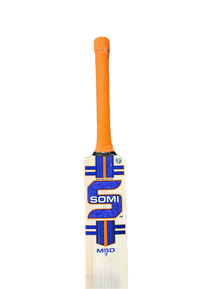 Somi Msd 7 English Willow Cricket Bat Size SH@front view 1
