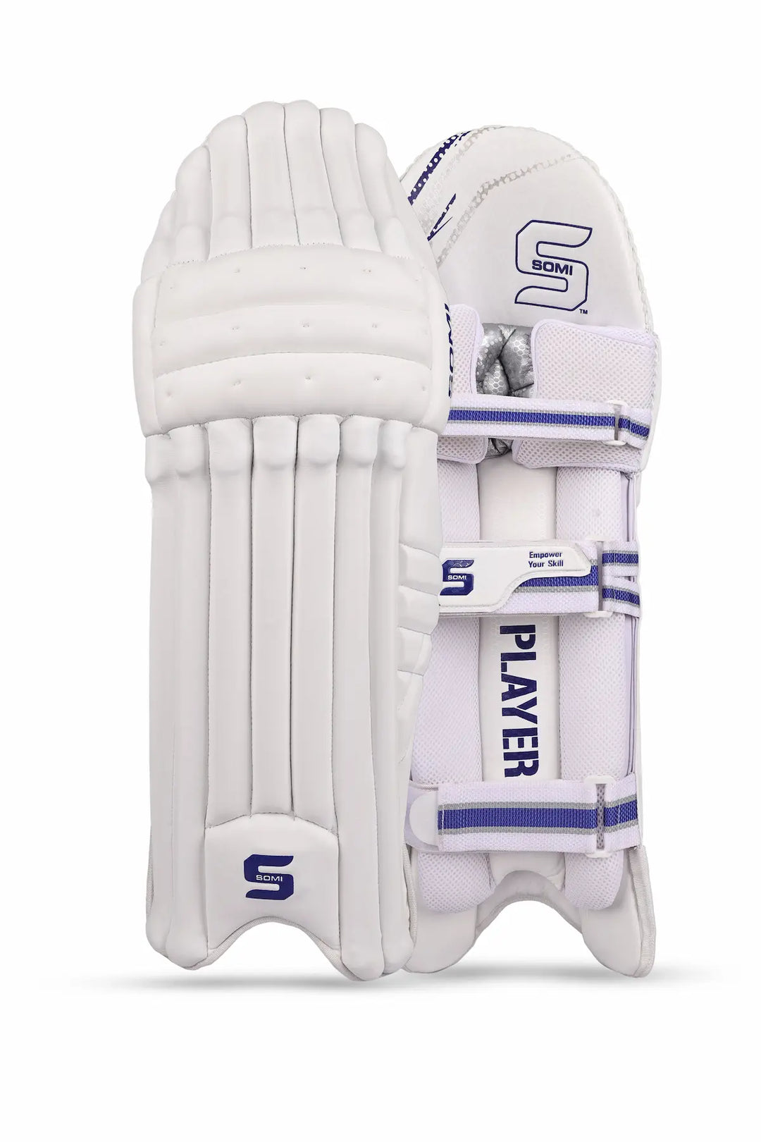 Somi Player Series Batting Leg Guard White Mens @ Back View 2