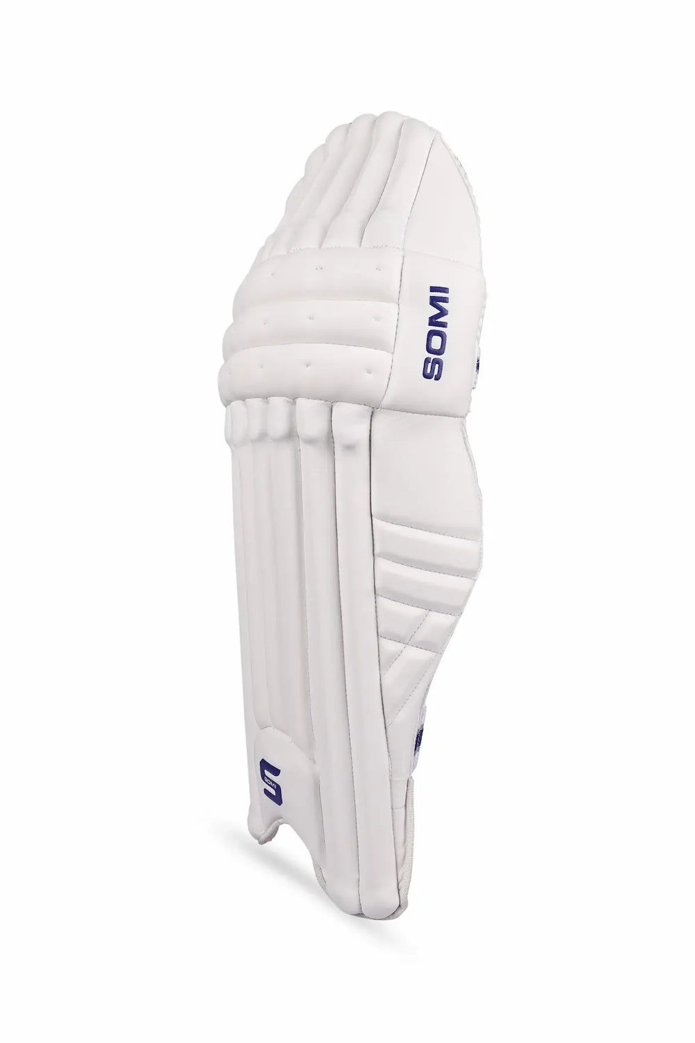 Somi Player Series Batting Leg Guard White Mens @ Front Side View 2
