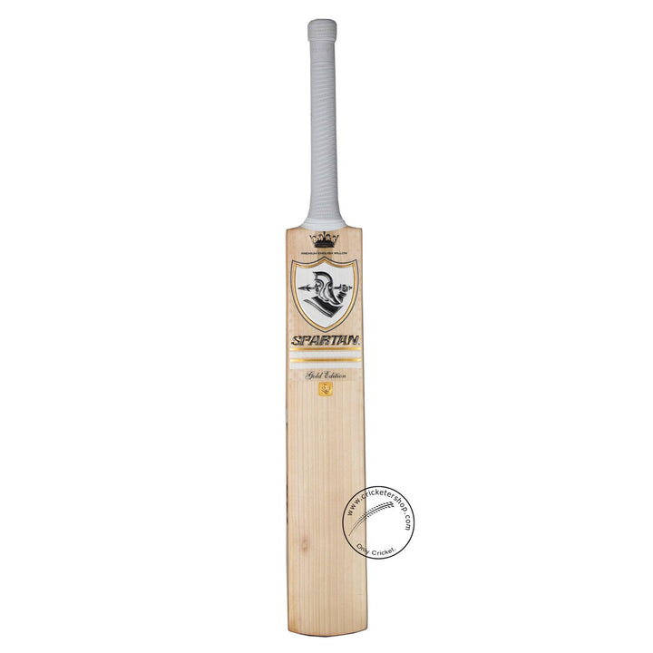 Spartan Gold Edition English Willow Cricket Bat Size SH @ Front View