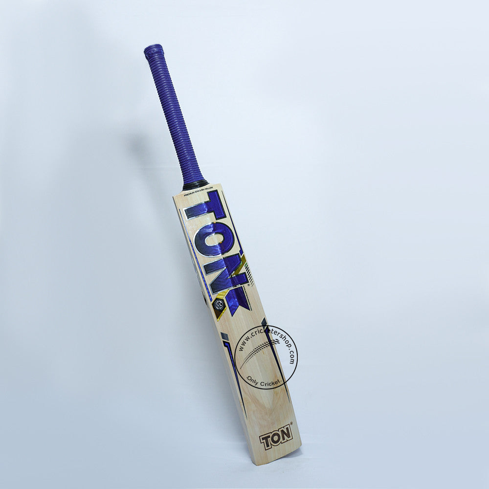 SS Ton Player Edition English Willow Cricket Bat Size Harrow @ Back View