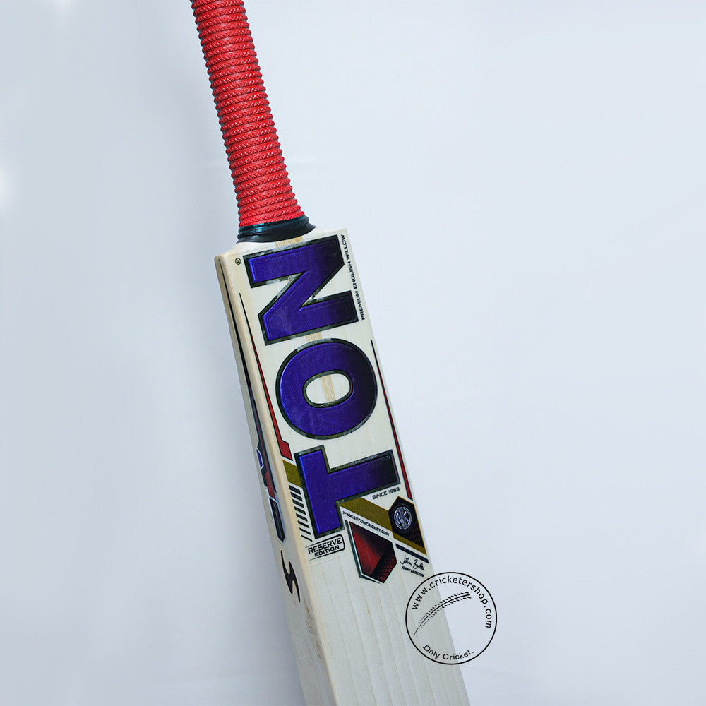 SS Ton Reserve Edition English Willow Cricket Bat Size SH @ Front View 1