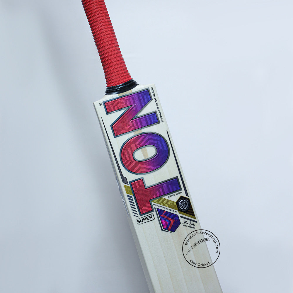 SS Ton Super English Willow Cricket Bat Size SH@ front View