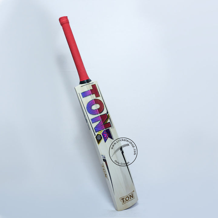 SS Ton Super English Willow Cricket Bat Size SH@ Back  View