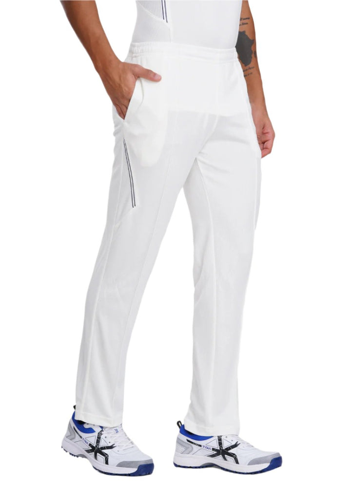 Tyka Prima Cricket Trouser Off White @ Front View 2