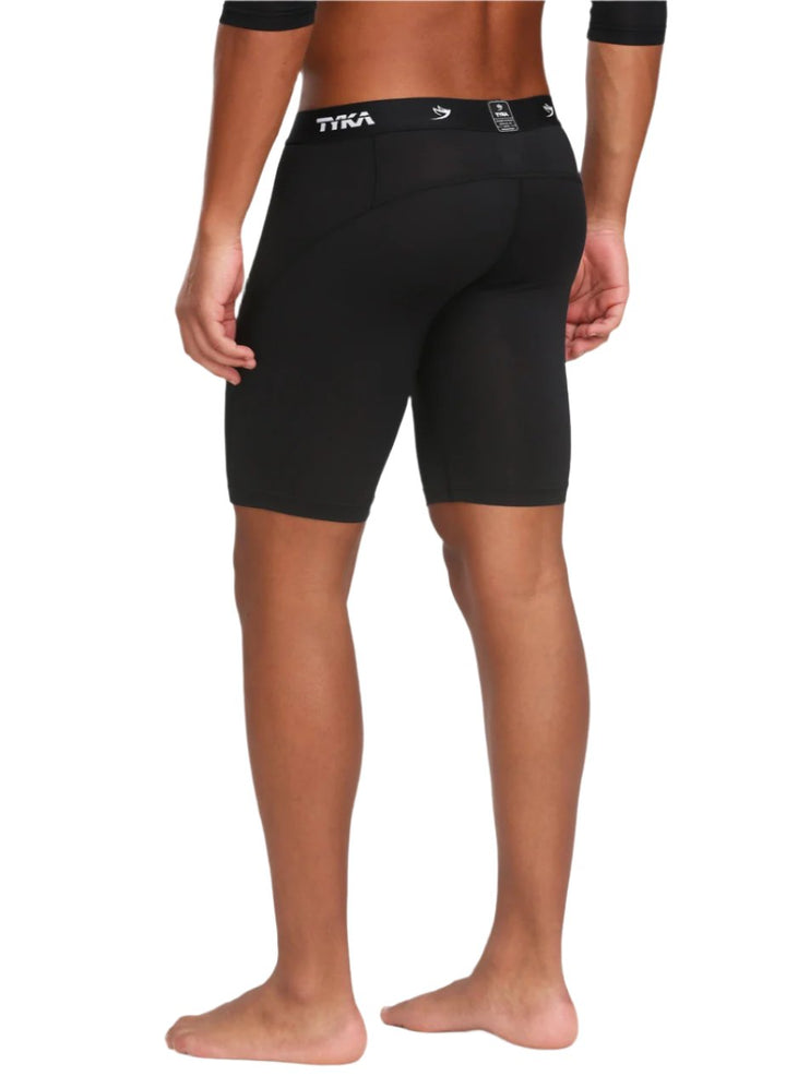 Tyka Pro Cricket Compression Short Black @ Back View