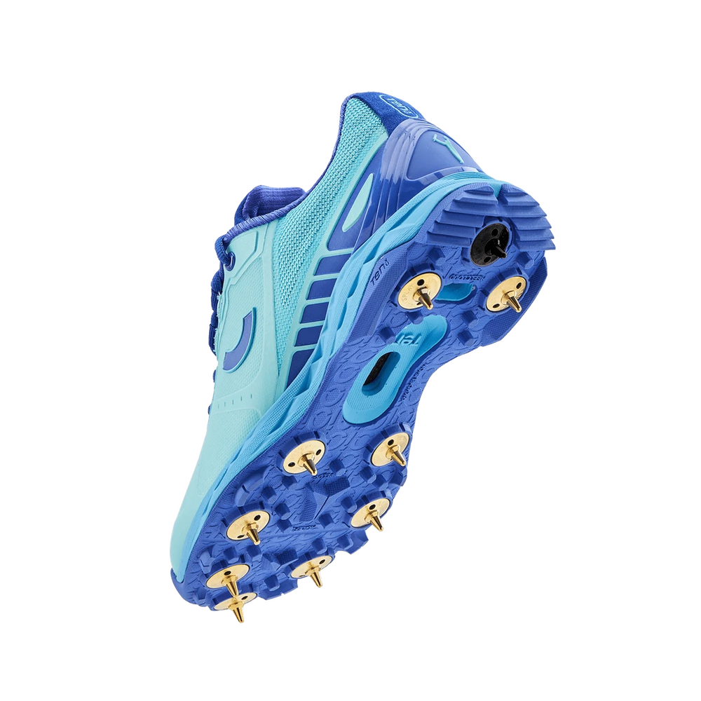 Tenxu Centurion Cricket Spikes Shoes Cabolt Lagoon @ Back Side View