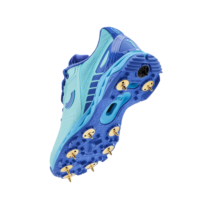 Tenxu Centurion Cricket Spikes Shoes Cabolt Lagoon @ Back Side View