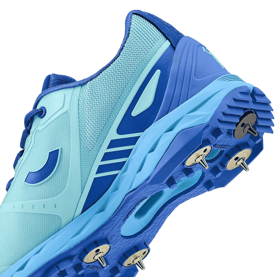 Tenxu Centurion Cricket Spikes Shoes Cabolt Lagoon @ Back Side View 3