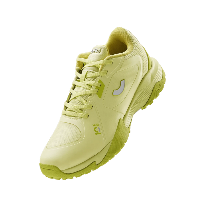Tenxu Centurion Cricket Spikes Shoes Lime Green @ Front View 
