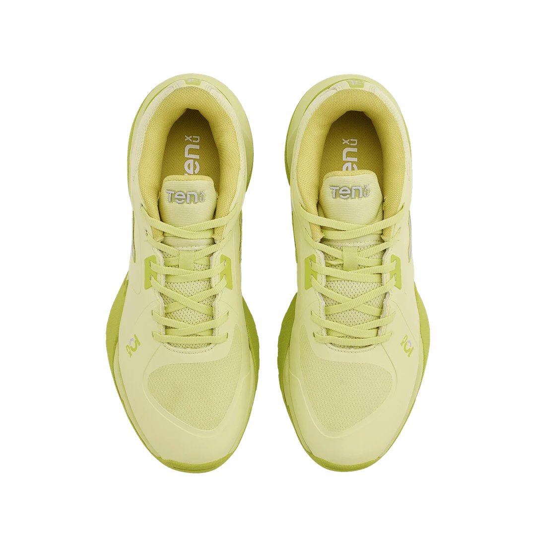 Tenxu Centurion Cricket Spikes Shoes Lime Green @ Top View 