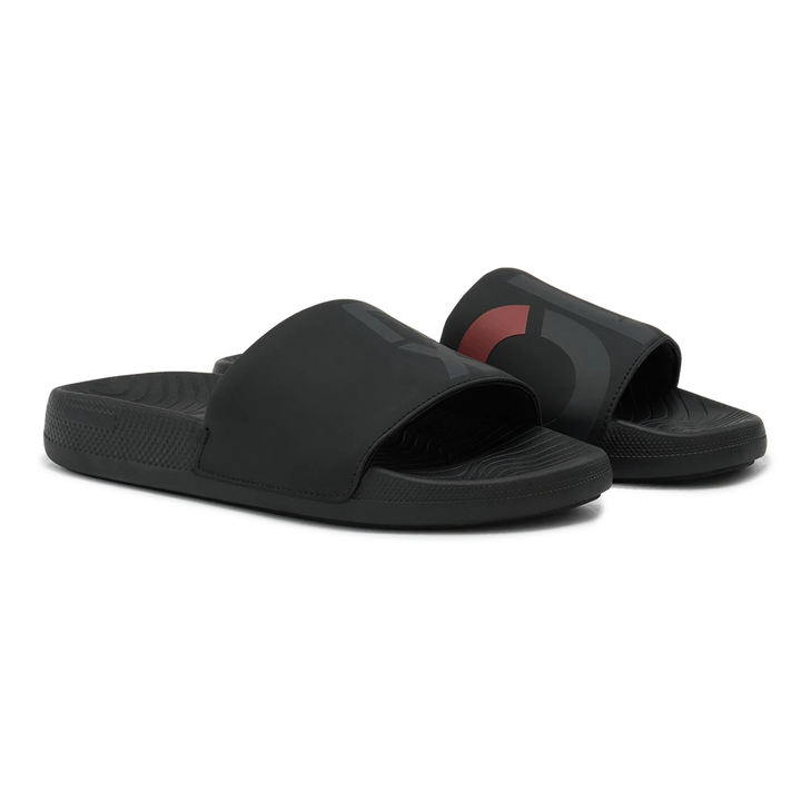 Tenxu Slides Reset Cricket Black Gray Size@front view