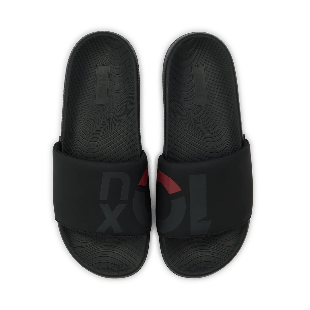 Tenxu Slides Reset Cricket Black Gray Size@front view4