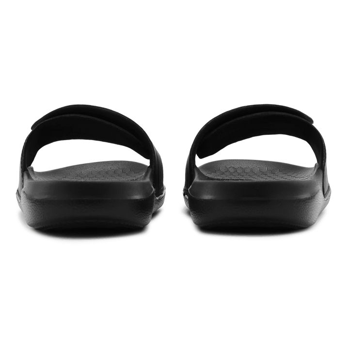 Tenxu Slides Reset Velcrow Cricket Black Gray Size@front view6