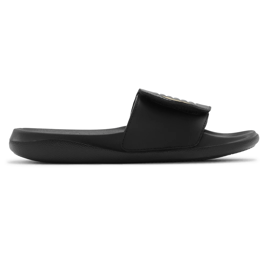 Tenxu Slides Reset Velcrow Cricket Black Gray Size@front view5