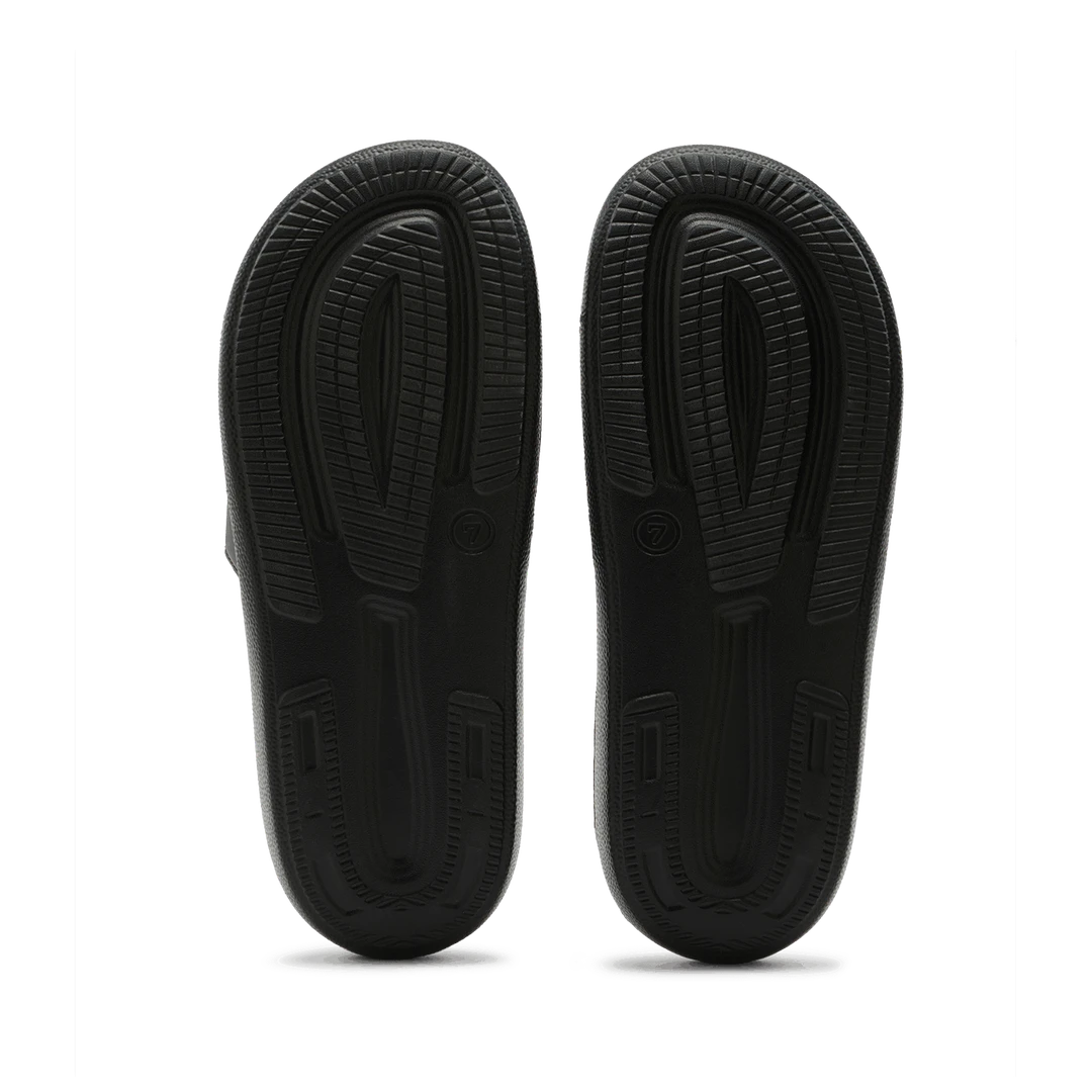 Tenxu Slides Reset Velcrow Cricket Black Gray Size@front view7