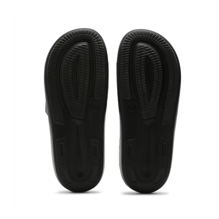 Tenxu Slides Reset Velcrow Cricket Black Gray Size@front view7