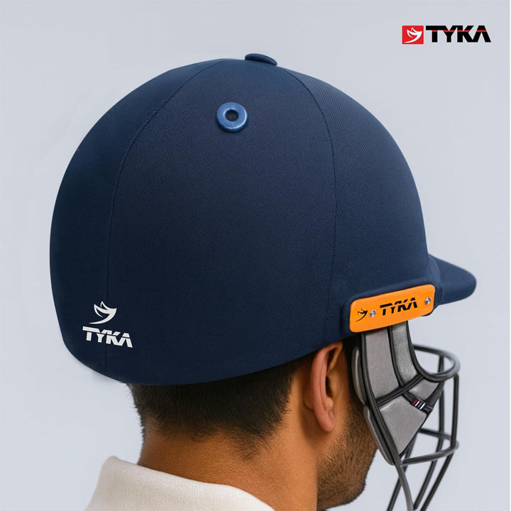 Tyka Atlas Mild Steel Grill Cricket Helmet @ Back Side View