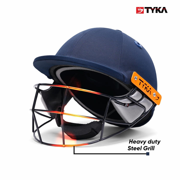Tyka Atlas Mild Steel Grill Cricket Helmet @ Front Side View 4