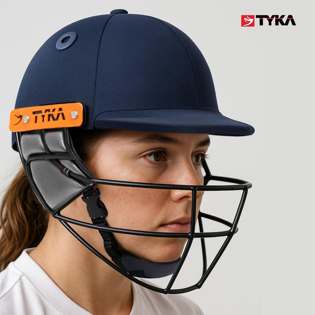 Tyka Atlas Mild Steel Grill Cricket Helmet @ Front View 4
