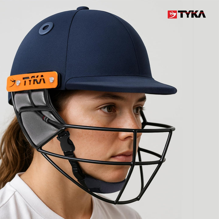 Tyka Atlas Mild Steel Grill Cricket Helmet @ Front View 4
