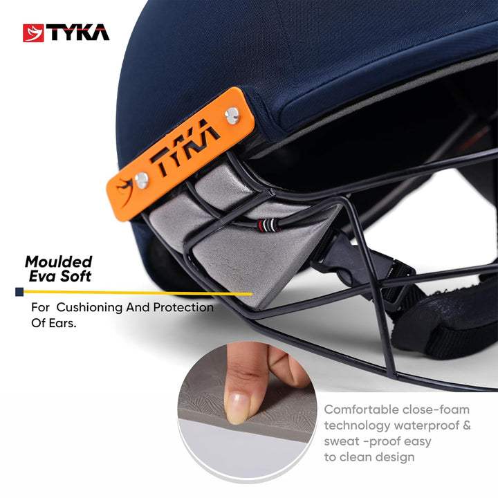 Tyka Atlas Mild Steel Grill Cricket Helmet @ Side View 3