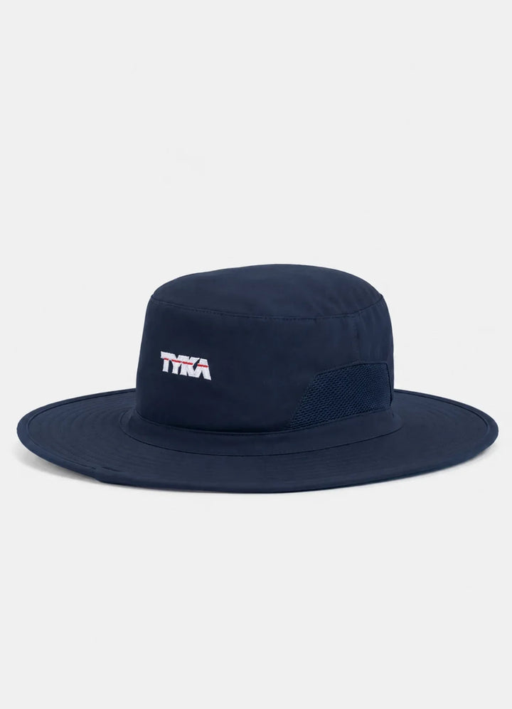 Tyka Cricket Panama Hat Navy Blue @ Front View