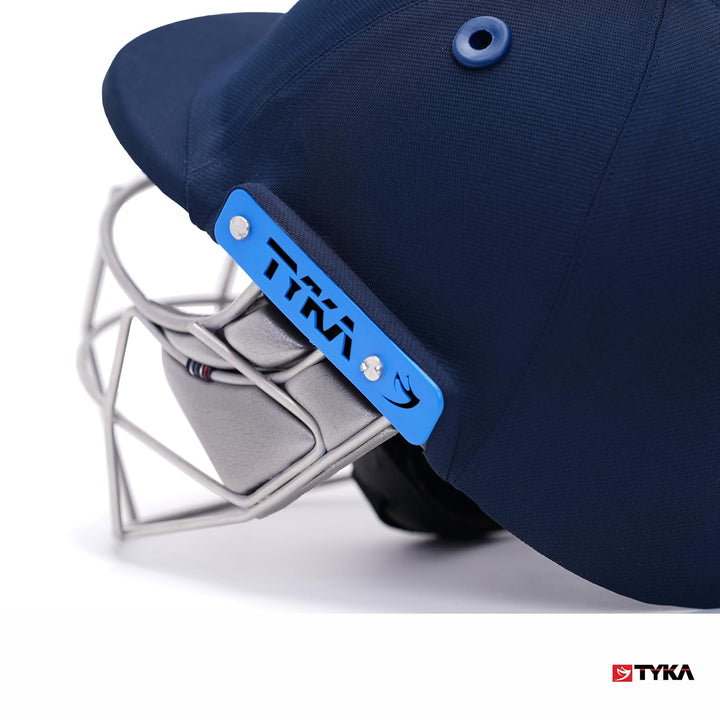 Tyka Force Match Mild Steel Grill Cricket with Back Adjuster Helmet @ Side View 7