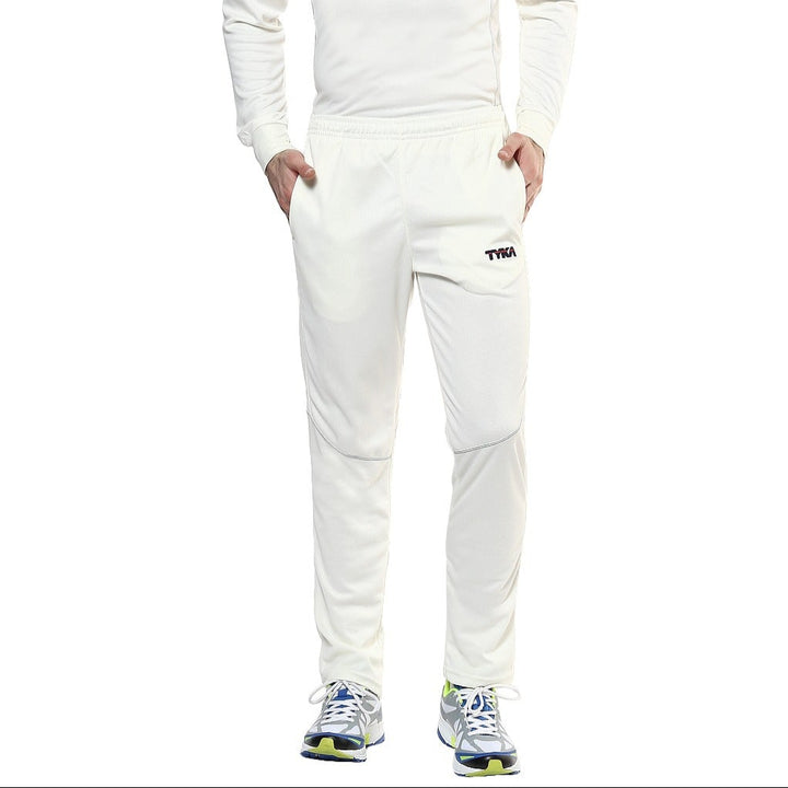 Tyka Pioneer Cricket Trouser Junior Off White Size@front view 1