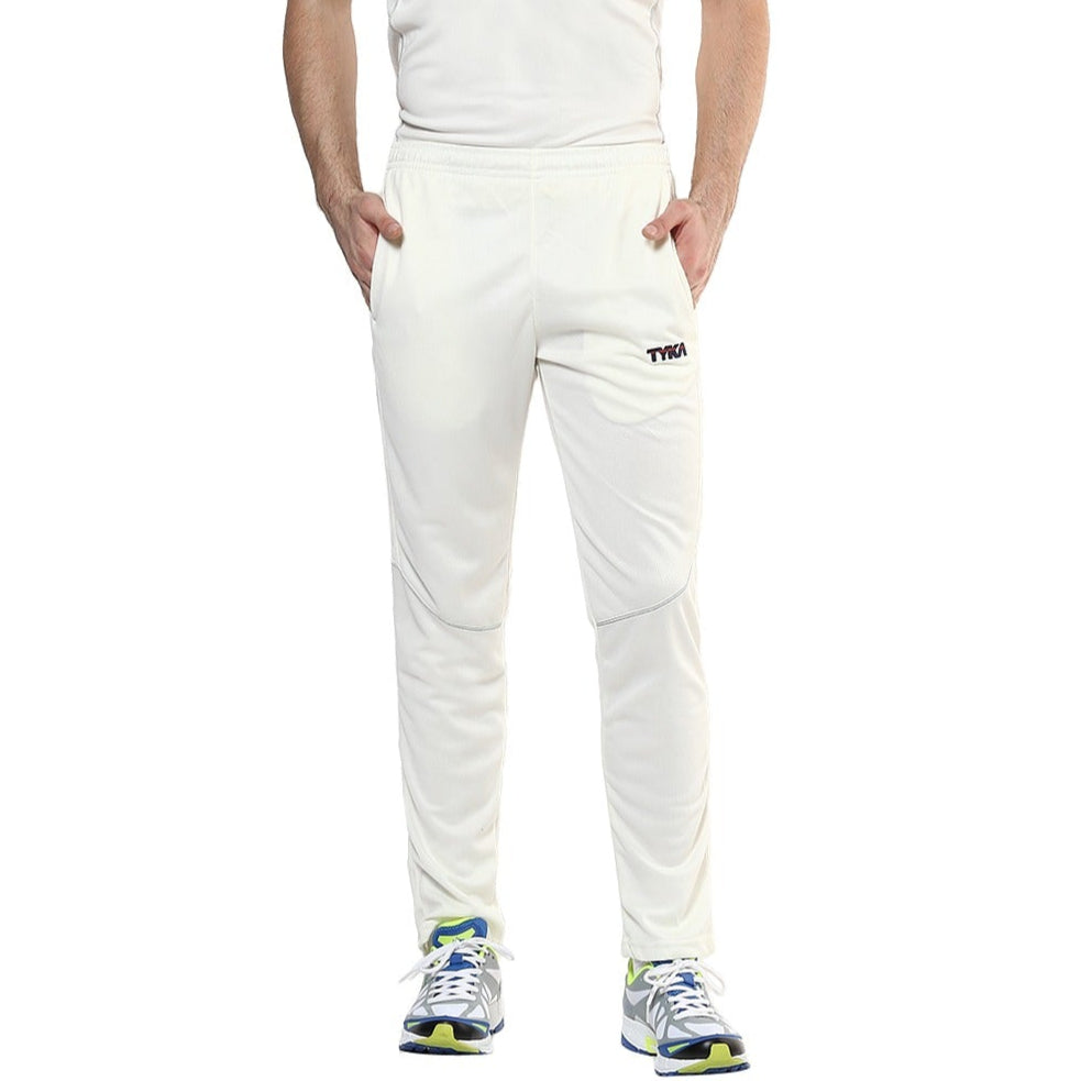 Tyka Pioneer Cricket Trouser Junior Off White Size@front view 2