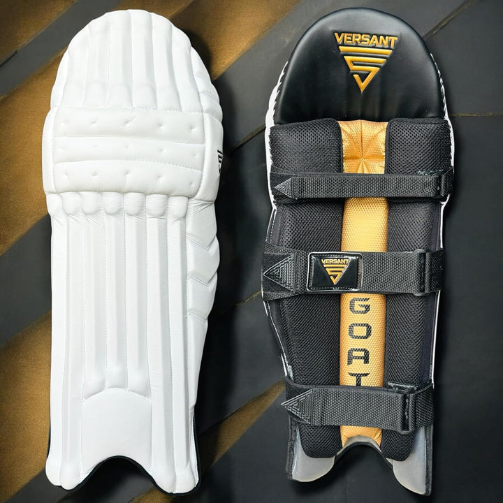 Versant Goat Series Batting Leg Guard White @ Composite View 4