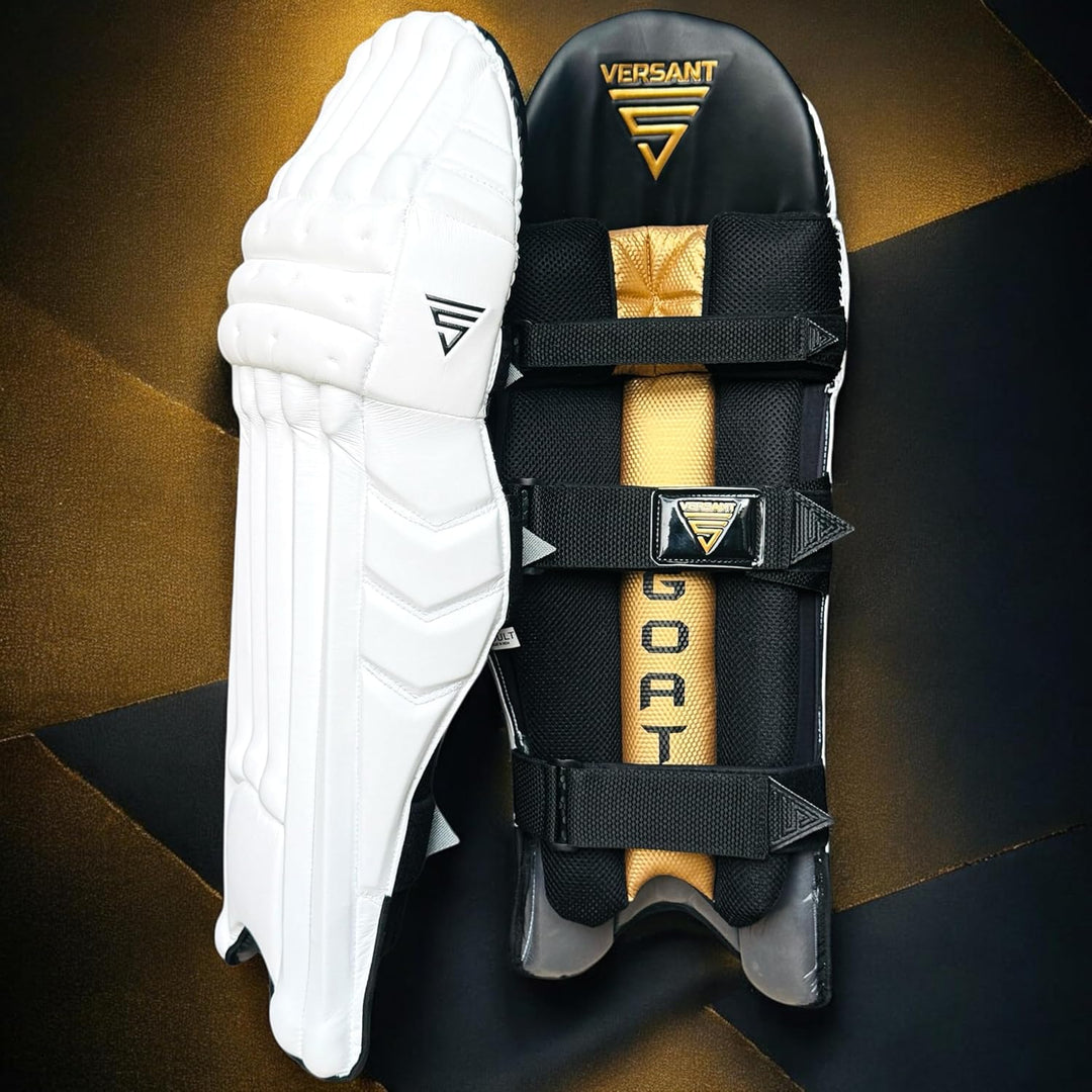 Versant Goat Series Batting Leg Guard White @ Composite View 5