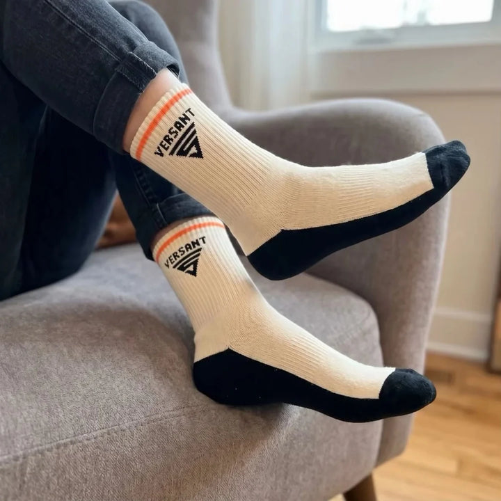 Versant MVP Cricket Socks White Mens @ Front View