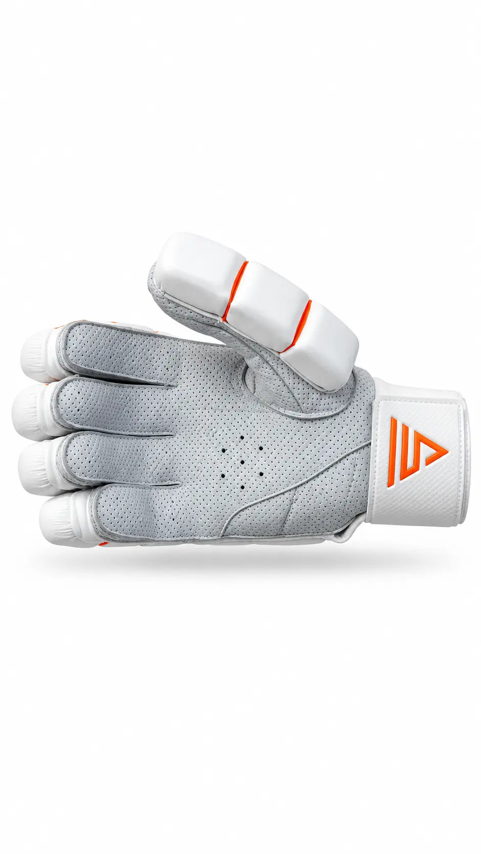 Versant Og Batting Gloves White Orange Mens Size@ Inside view