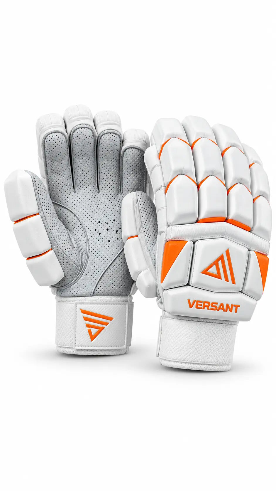 Versant Og Batting Gloves White Orange Mens Size@ composite view