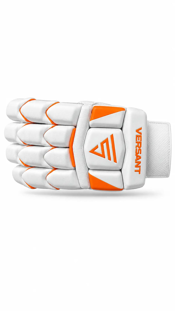 Versant Og Batting Gloves White Orange Mens Size@ outer view