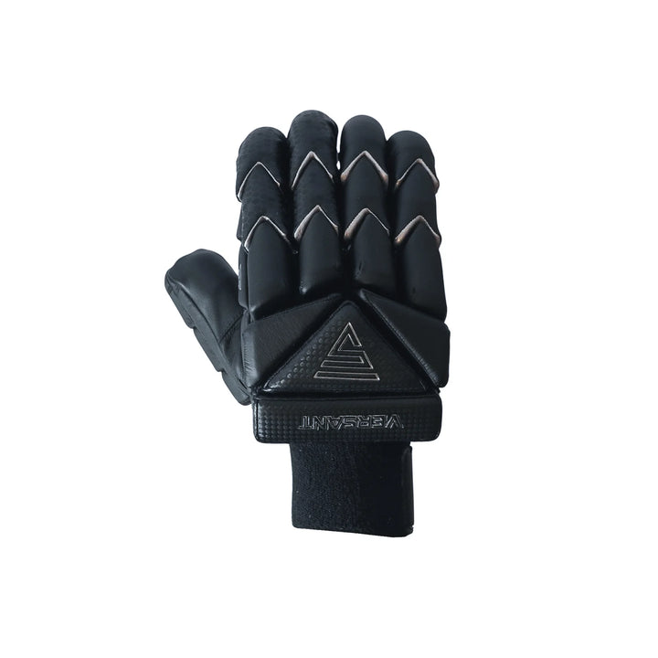 Versant Og Cricket Batting Gloves Black Adult Size @ Right Back View