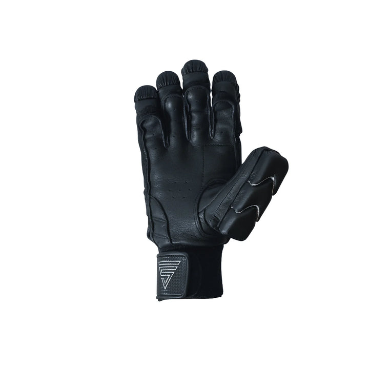 Versant Og Cricket Batting Gloves Black Adult Size @ Right Front View