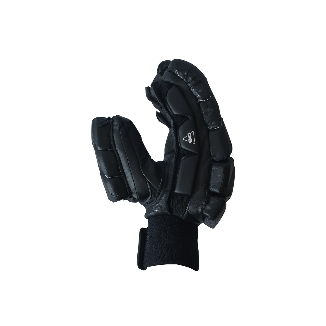 Versant Og Cricket Batting Gloves Black Adult Size @ Side View
