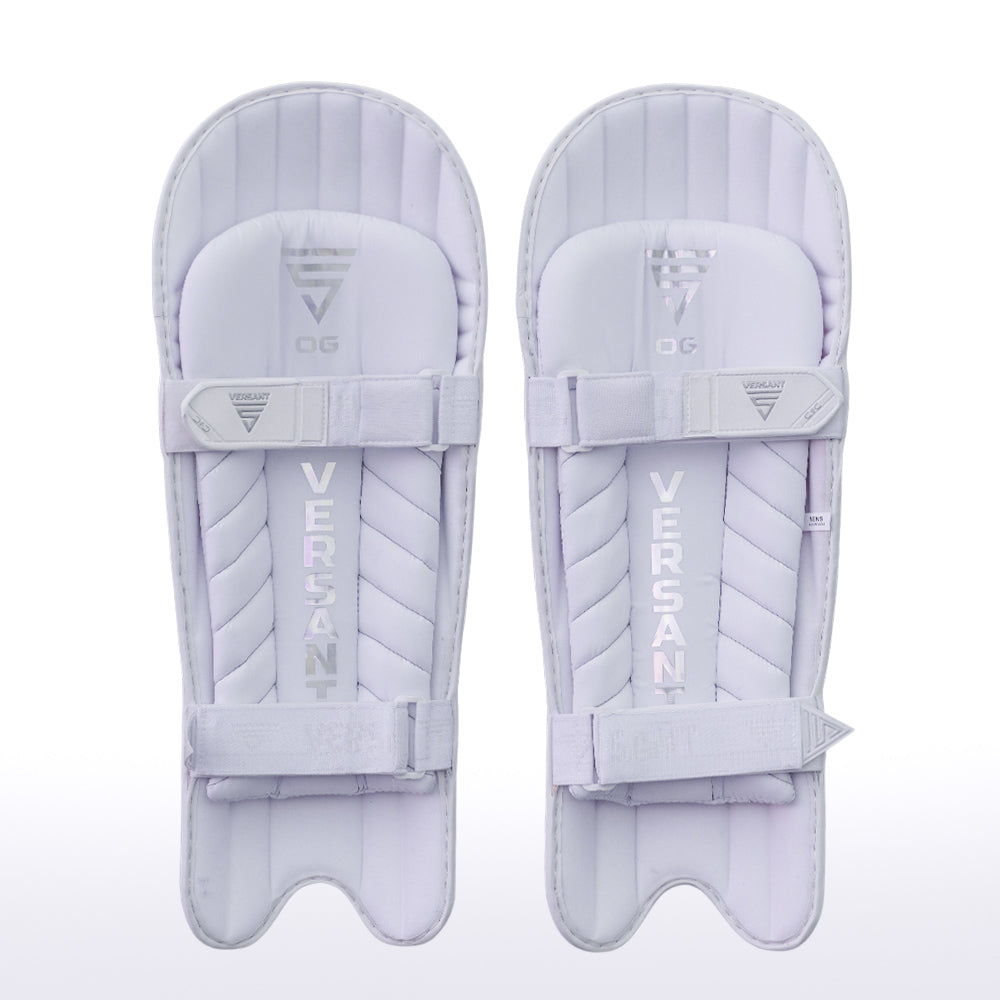 Versant Og Cricket Batting Leg Guard Pads @ Back View