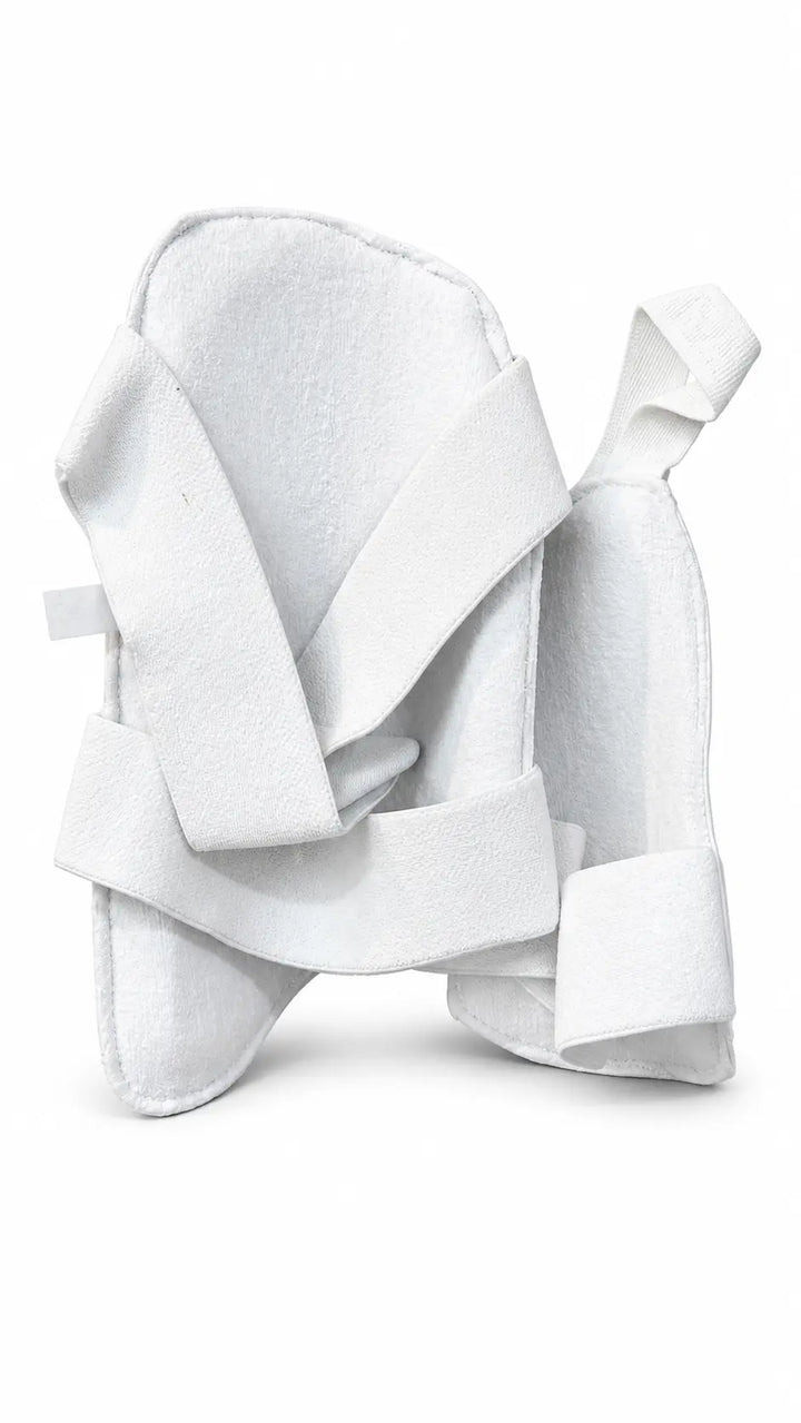 Versant Rise White Cricket Batting Combo Thigh Guard Pad Size@ Back View