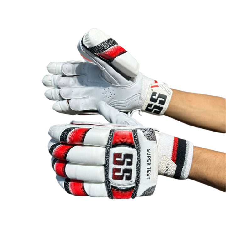 SS Super Test Cricket Batting Gloves Size