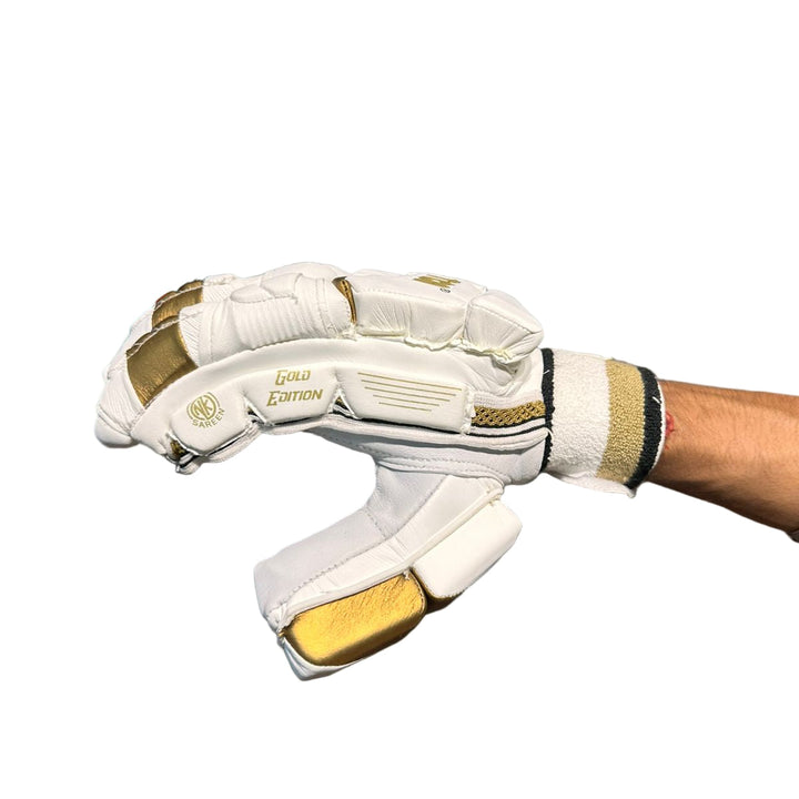 SS Ton Golden Gutsy Cricket Batting Gloves Mens Size